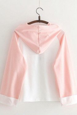 Pink Lace-Up Hoodie - Y2K Summer, 90s Grunge, Retro Style, Y2K Club & Party Outfits