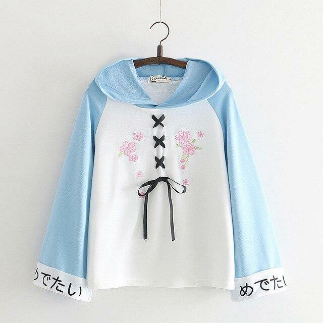 Pink Lace-Up Hoodie - Y2K Summer, 90s Grunge, Retro Style, Y2K Club & Party Outfits