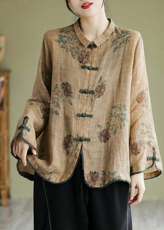 Plus Size Y2K Grunge Peter Pan Collar Print Button Shirt - Retro 90s Fall Fashion