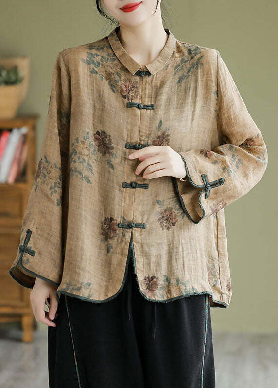 Plus Size Y2K Grunge Peter Pan Collar Print Button Shirt - Retro 90s Fall Fashion