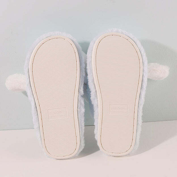 Pochacco Fluffy House Slippers - MINISO x SANRIO | Y2K & 90s Fashion, Grunge, Retro, Past
