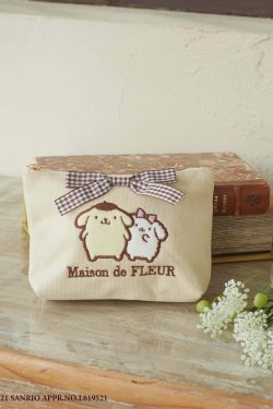 POMPOMPURIN & MACAROON x Maison de FLEUR Y2K Grunge 90s Retro Small Pouch - Summer Fashion