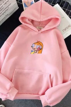 Powerpuff Girls Hoodie - Y2K Summer Grunge, 90s Retro, Pastel Goth, Y2K Club & Party Outfits