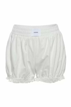 Prestyn Casual Shorts - Y2K Summer Grunge Outfit, 90s Fashion, Retro Style, Y2K Club & Party Look