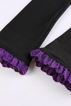 Purple Lace Mini Dress - Y2K Summer Outfit, 90s Fashion, Grunge, Retro Style, Y2K Party Look