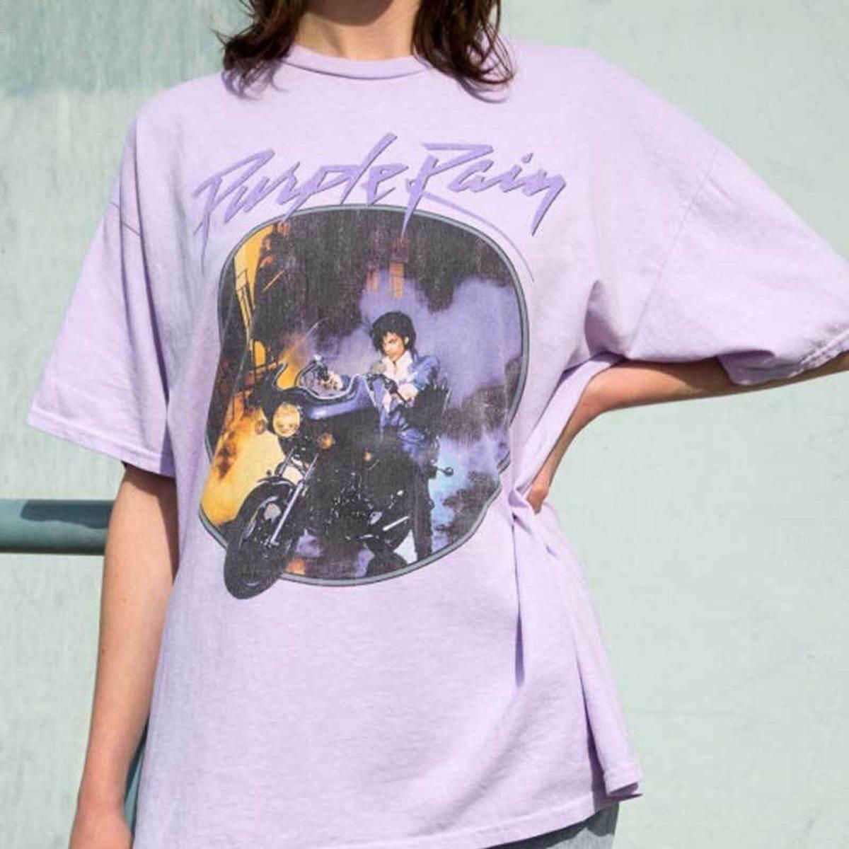 Purple Rain T-Shirt - Y2K Summer Grunge, 90s Retro, Pastel Goth, Y2K Party & Club Outfits