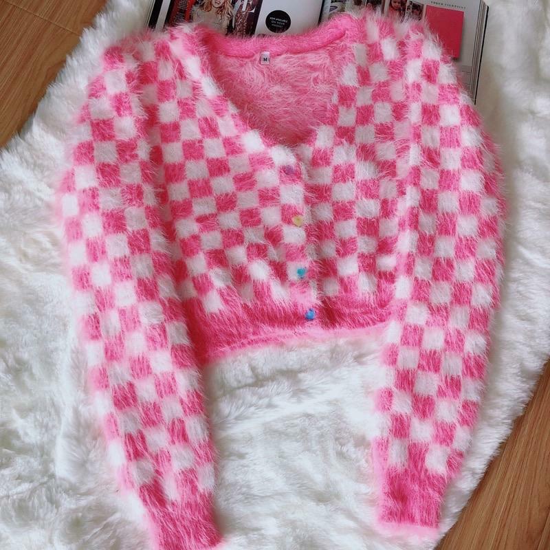 Pystella Cropped Cardigan - Y2K Summer Grunge, 90s Retro, Pastel Goth, Y2K Party & Club