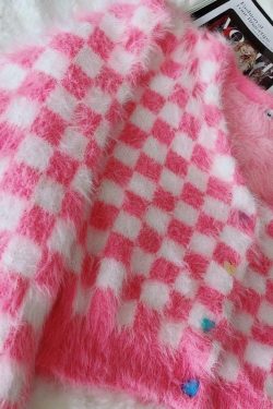 Pystella Cropped Cardigan - Y2K Summer Grunge, 90s Retro, Pastel Goth, Y2K Party & Club