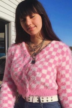 Pystella Cropped Cardigan - Y2K Summer Grunge, 90s Retro, Pastel Goth, Y2K Party & Club