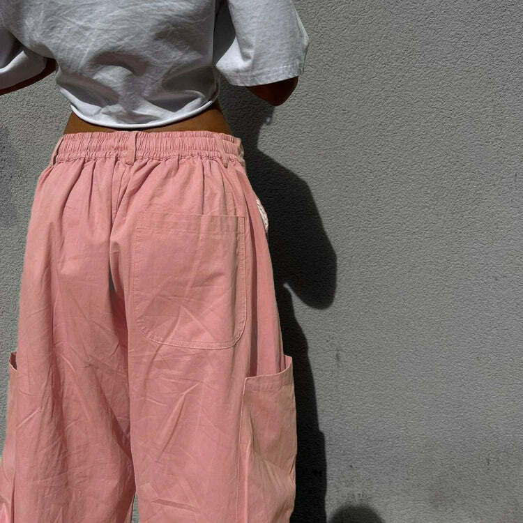 Rae Loose Cargo Pants - Y2K Summer Grunge, 90s Retro Style, Y2K Club & Party Outfits