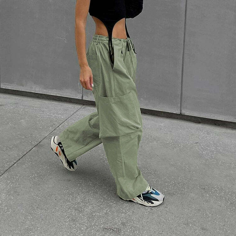 Rae Loose Cargo Pants - Y2K Summer Grunge, 90s Retro Style, Y2K Club & Party Outfits
