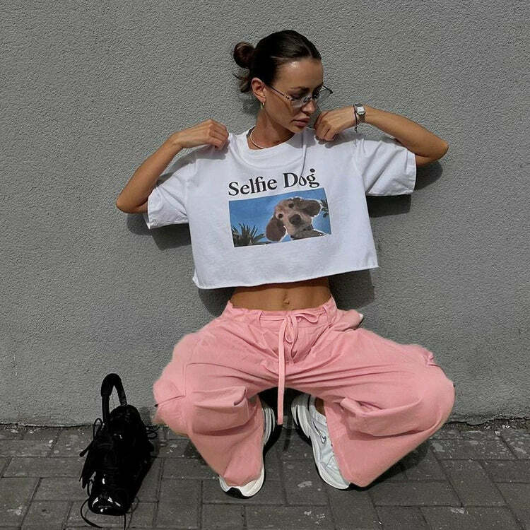 Rae Loose Cargo Pants - Y2K Summer Grunge, 90s Retro Style, Y2K Club & Party Outfits