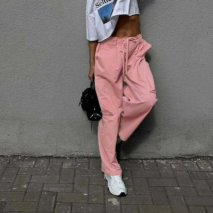 Rae Loose Cargo Pants - Y2K Summer Grunge, 90s Retro Style, Y2K Club & Party Outfits