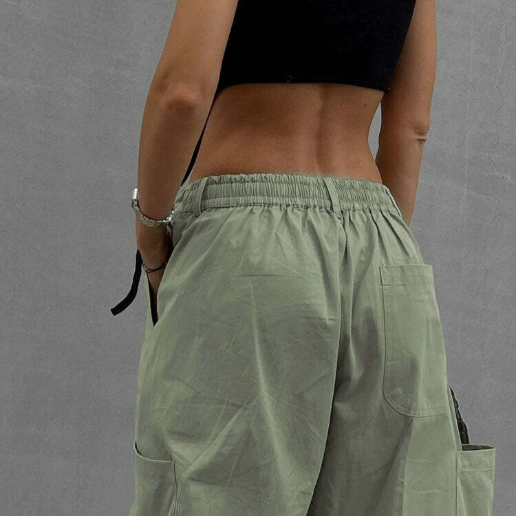 Rae Loose Cargo Pants - Y2K Summer Grunge, 90s Retro Style, Y2K Club & Party Outfits