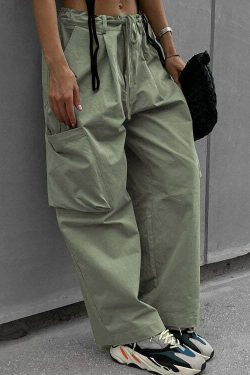 Rae Loose Cargo Pants - Y2K Summer Grunge, 90s Retro Style, Y2K Club & Party Outfits