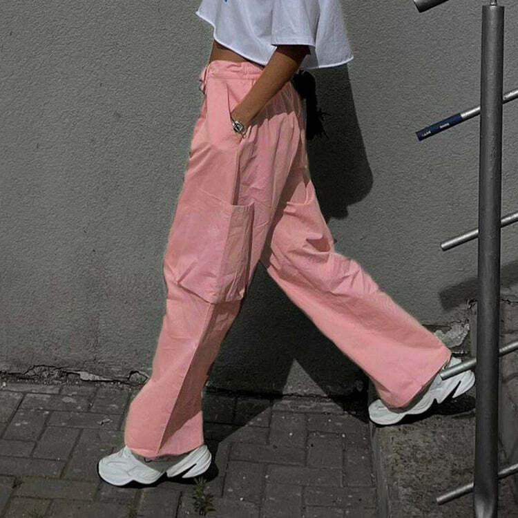 Rae Loose Cargo Pants - Y2K Summer Grunge, 90s Retro Style, Y2K Club & Party Outfits