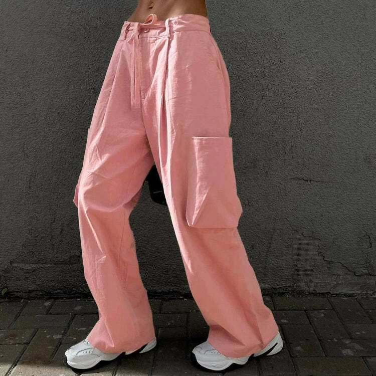 Rae Loose Cargo Pants - Y2K Summer Grunge, 90s Retro Style, Y2K Club & Party Outfits