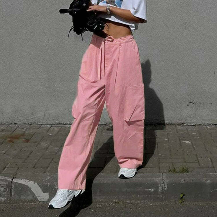 Rae Loose Cargo Pants - Y2K Summer Grunge, 90s Retro Style, Y2K Club & Party Outfits