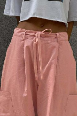 Rae Loose Cargo Pants - Y2K Summer Grunge, 90s Retro Style, Y2K Club & Party Outfits