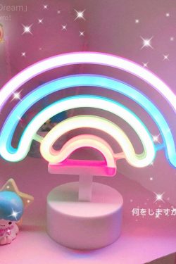 Rainbow Neon Night Lamp - Y2K Summer, 90s Grunge, Retro 70s, Pastel Goth, Y2K Party Out