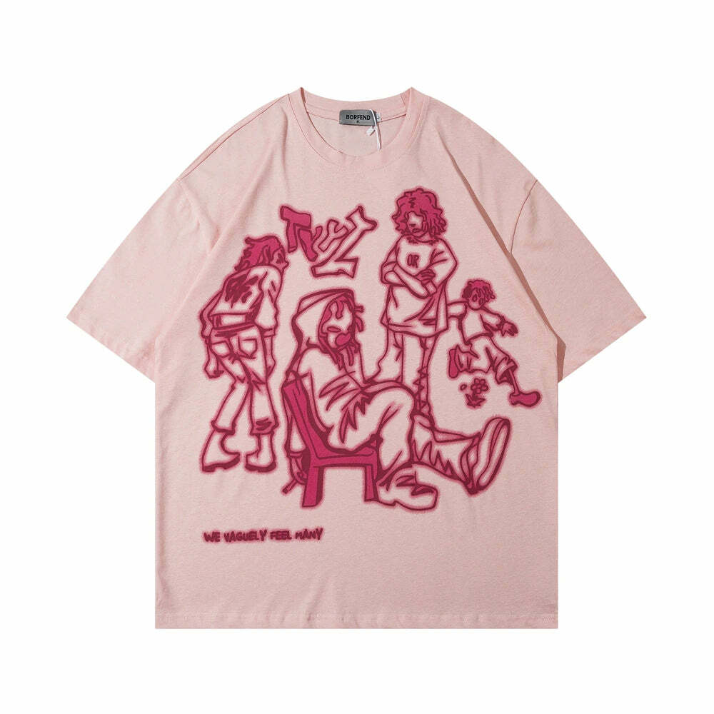 Rakugaki Tee - Y2K Summer Grunge & 90s Retro Fashion, Baby Tees, Y2K Club & Party Outfits