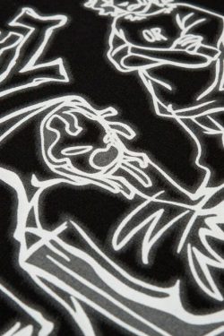 Rakugaki Tee - Y2K Summer Grunge & 90s Retro Fashion, Baby Tees, Y2K Club & Party Outfits