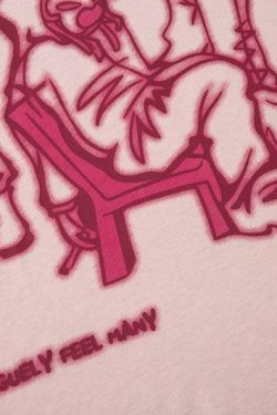 Rakugaki Tee - Y2K Summer Grunge & 90s Retro Fashion, Baby Tees, Y2K Club & Party Outfits