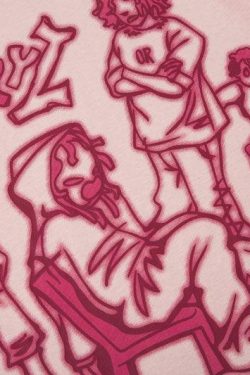 Rakugaki Tee - Y2K Summer Grunge & 90s Retro Fashion, Baby Tees, Y2K Club & Party Outfits