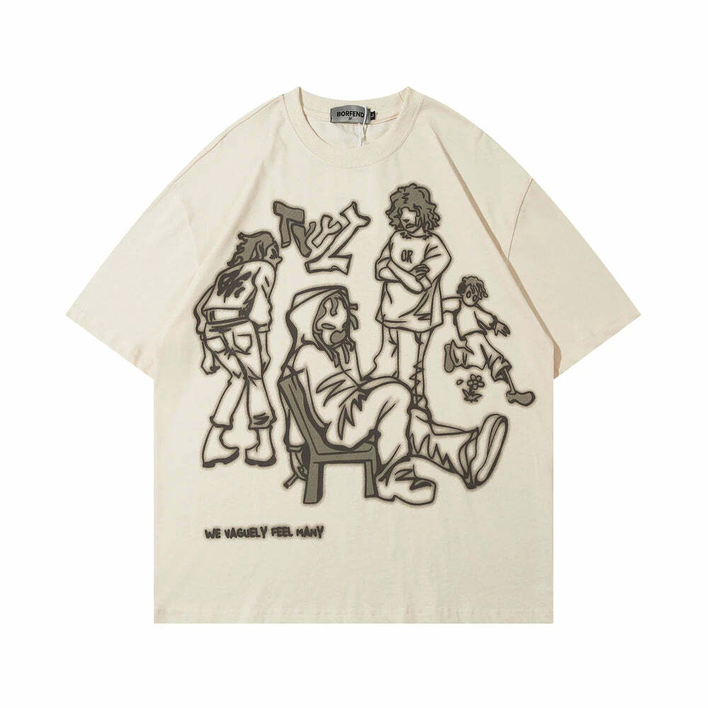 Rakugaki Tee - Y2K Summer Grunge & 90s Retro Fashion, Baby Tees, Y2K Club & Party Outfits
