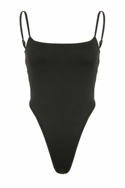Ramona Backless Strappy Bodysuit - Y2K Summer, 90s Fashion, Grunge, Retro, Pastel Goth, Y