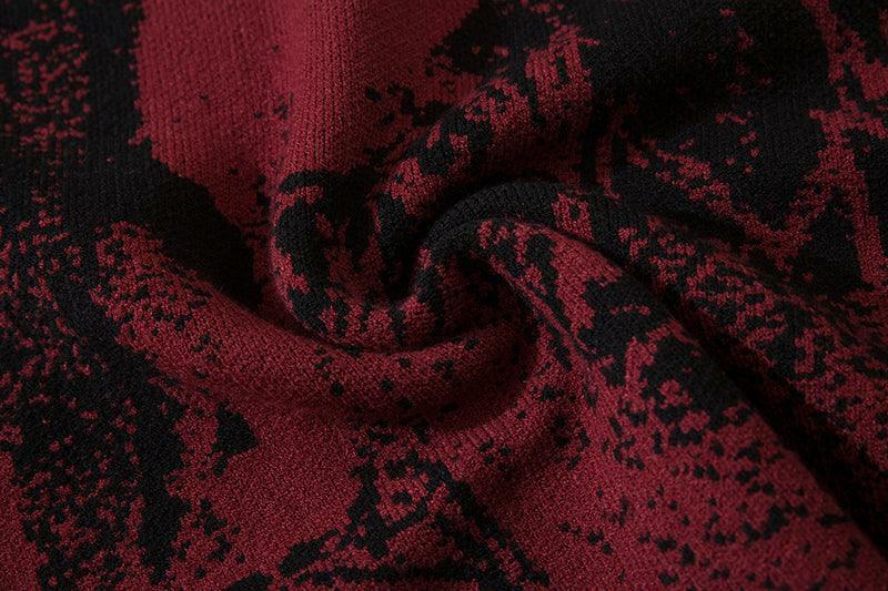 Reaper's Ripped Knit Sweater - Y2K Grunge, 90s Fashion, Retro Style, Gothic Y2K Outfits