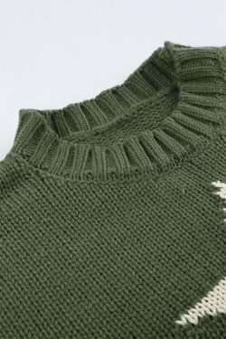 Rebeka Crop Sweater - Y2K Summer Grunge, 90s Retro, Pastel Goth, Y2K Club & Party Out