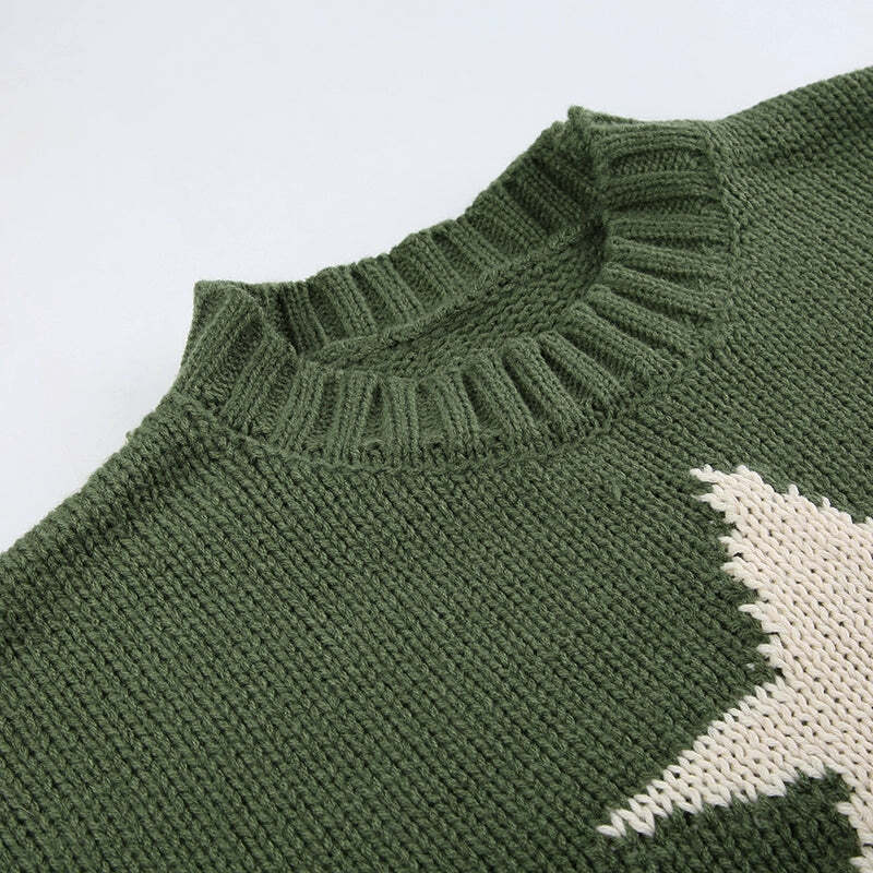 Rebeka Crop Sweater - Y2K Summer Grunge, 90s Retro, Pastel Goth, Y2K Club & Party Out