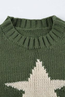Rebeka Crop Sweater - Y2K Summer Grunge, 90s Retro, Pastel Goth, Y2K Club & Party Out
