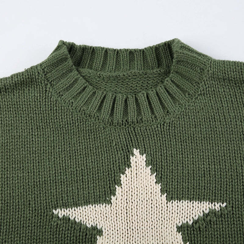 Rebeka Crop Sweater - Y2K Summer Grunge, 90s Retro, Pastel Goth, Y2K Club & Party Out