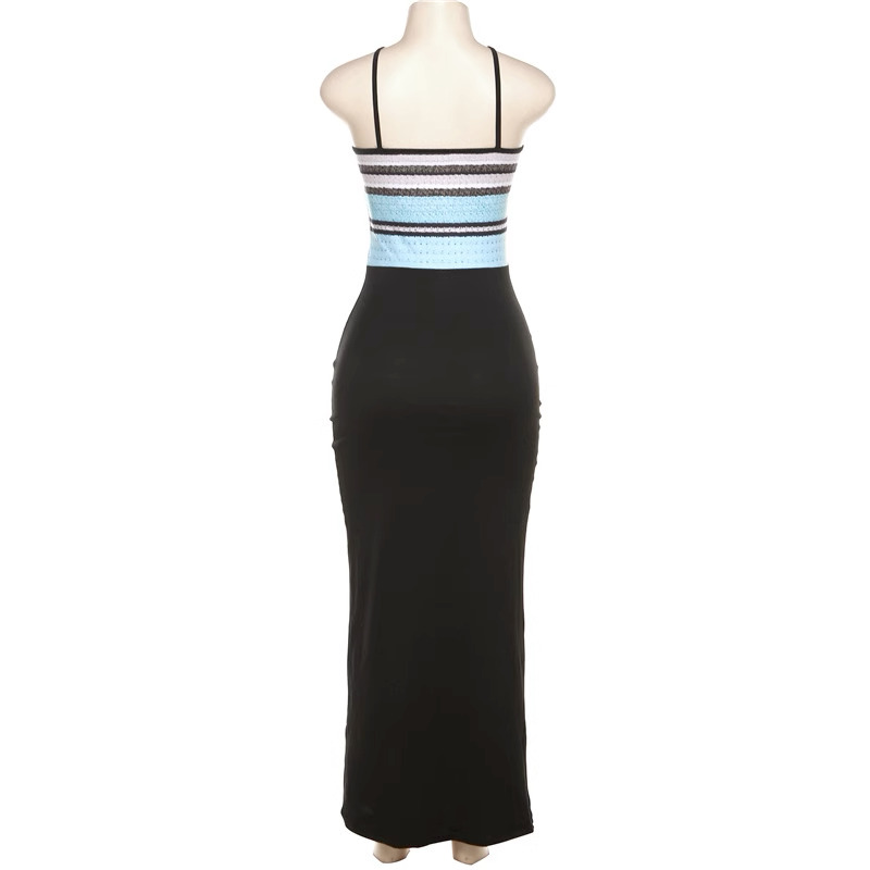 Rebeka Halter Maxi Dress - Y2K Summer, 90s Fashion, Grunge, Retro, Pastel Goth, Y2K