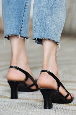 Red Peep Toe High Heel Sandals - Y2K Summer, 90s Fashion, Grunge, Retro, Y2K Party Outfits