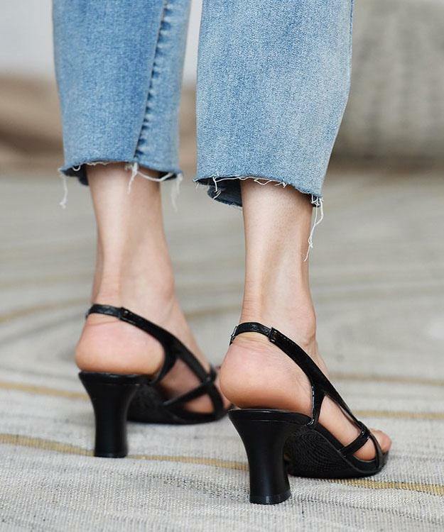 Red Peep Toe High Heel Sandals - Y2K Summer, 90s Fashion, Grunge, Retro, Y2K Party Outfits