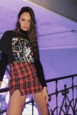 Red Plaid Mini Skirt - Y2K Grunge, 90s Fashion, Retro Summer Outfit, Gothic Y2K Style