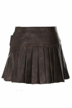 Reem Faux Leather Mini Skirt - Y2K Summer, 90s Grunge, Retro Goth, Y2K Party & Club Outfits