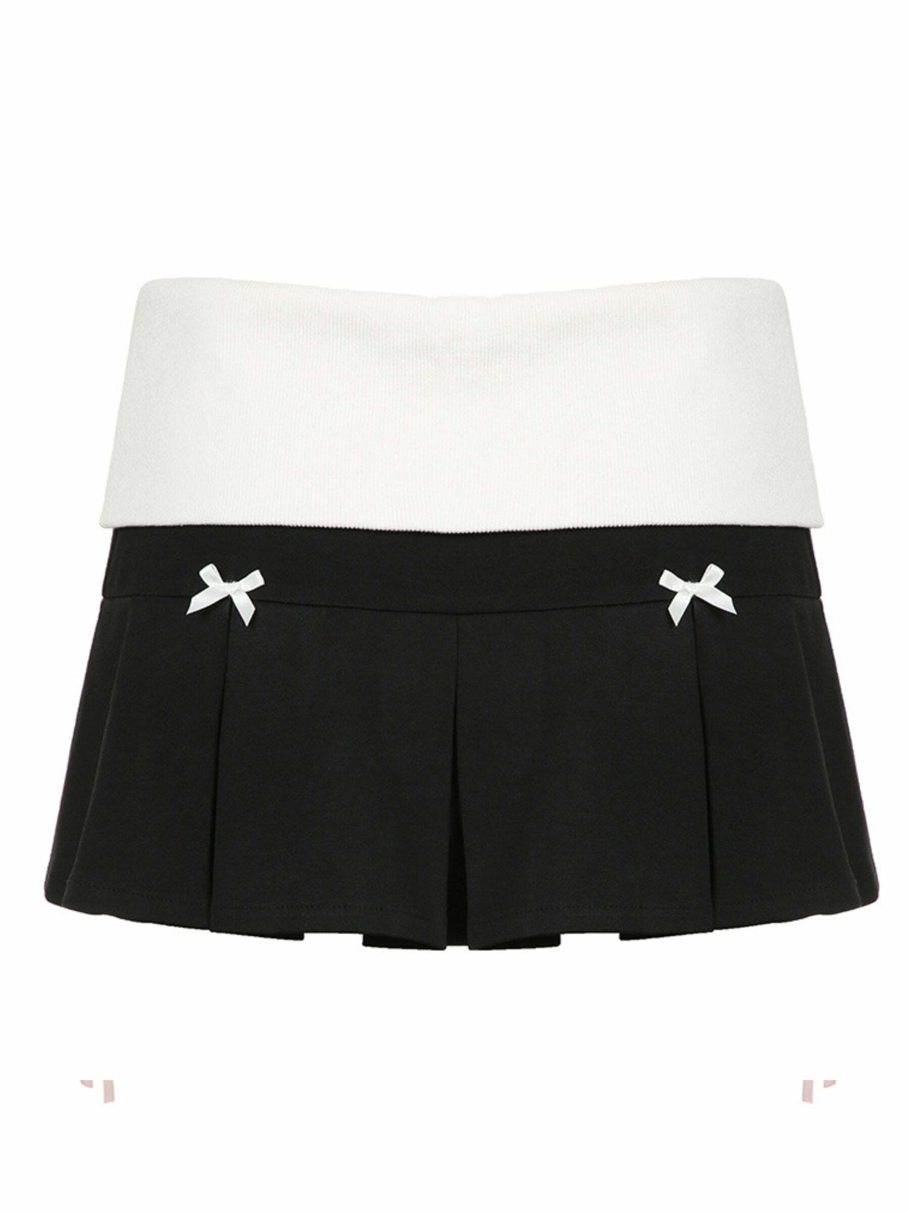 Regan Low Waist Pleated Mini Skirt - Y2K Summer, 90s Grunge, Retro, Pastel Goth, Y2K
