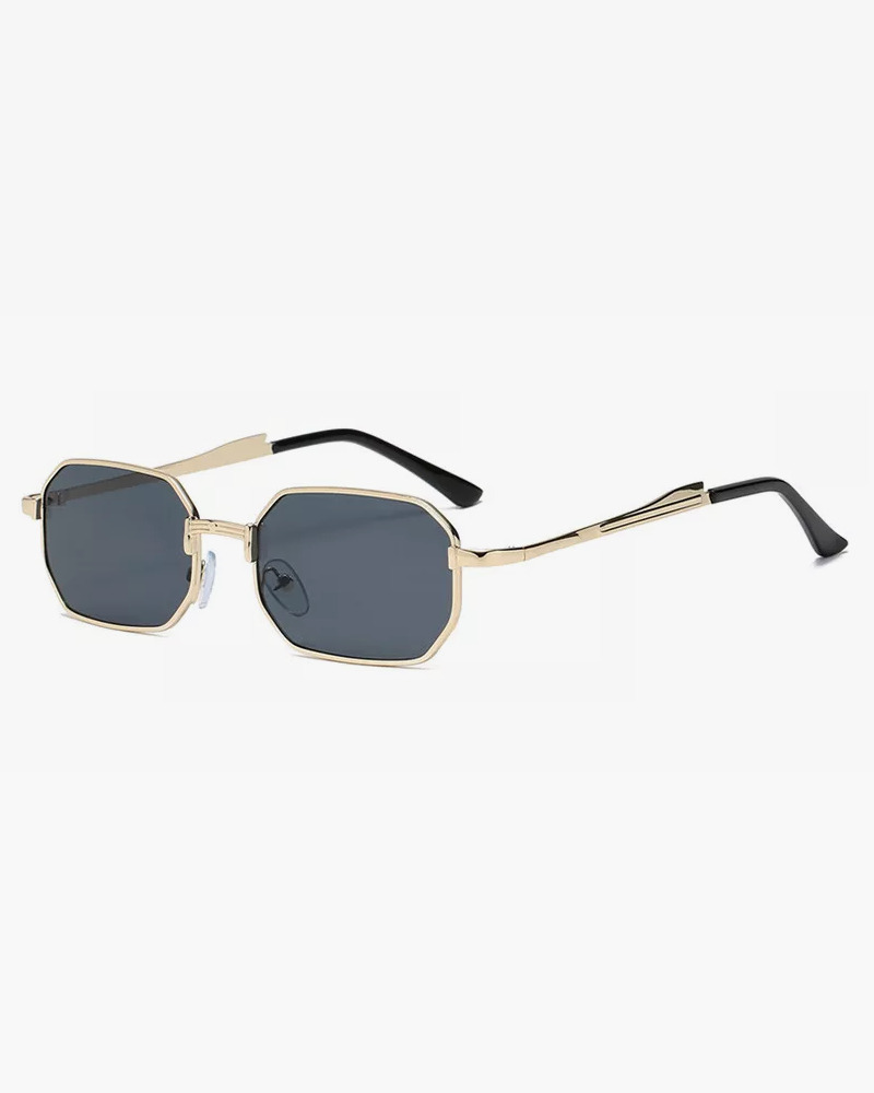 Retro Y2K Octagon Sunglasses - 90s Grunge, Hip Hop, and Pastel Goth Fashion for Summer Outfits