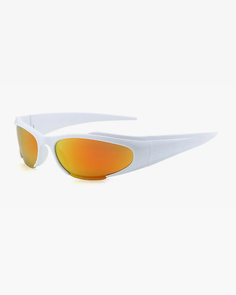 Retro Y2K Wrap Around Sunglasses - 90s Grunge, Summer Outfits, Popstar, and Hip Hop Fashion
