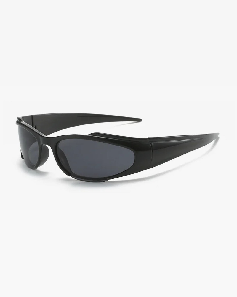 Retro Y2K Wrap Around Sunglasses - 90s Grunge, Summer Outfits, Popstar, and Hip Hop Fashion