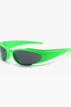 Retro Y2K Wrap Around Sunglasses - 90s Grunge, Summer Outfits, Popstar, and Hip Hop Fashion