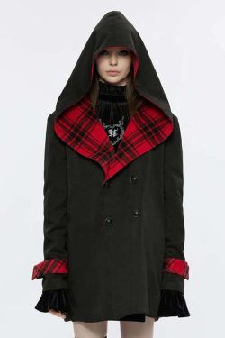 Reversible Punk Plaid Coat - Y2K Grunge, 90s Fashion, Retro Style, Summer Y2K Outfits