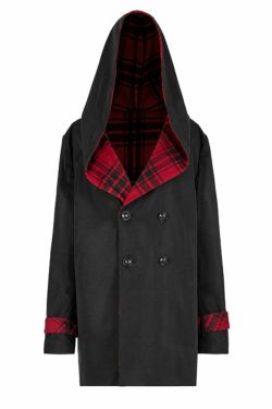 Reversible Punk Plaid Coat - Y2K Grunge, 90s Fashion, Retro Style, Summer Y2K Outfits