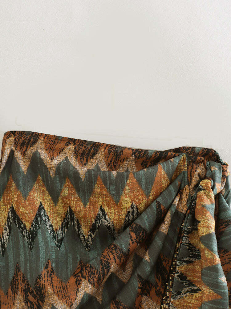 Riddhi Bohemian Mini Skirt - Y2K Summer Grunge, 90s Retro, Pastel Goth, Y2K Party &
