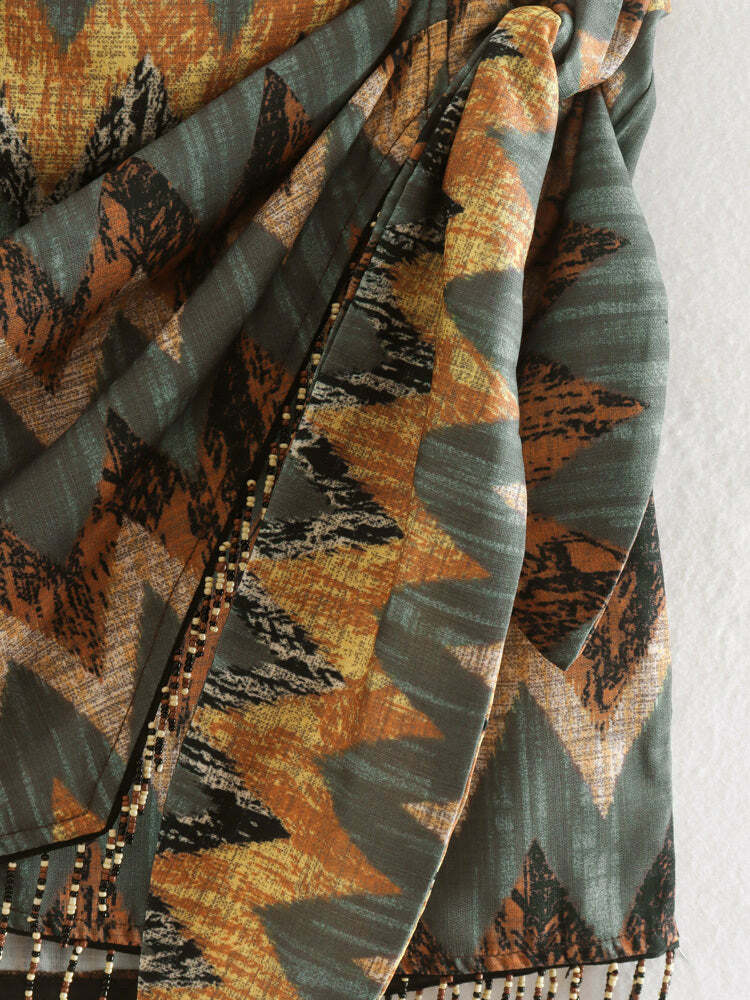 Riddhi Bohemian Mini Skirt - Y2K Summer Grunge, 90s Retro, Pastel Goth, Y2K Party &