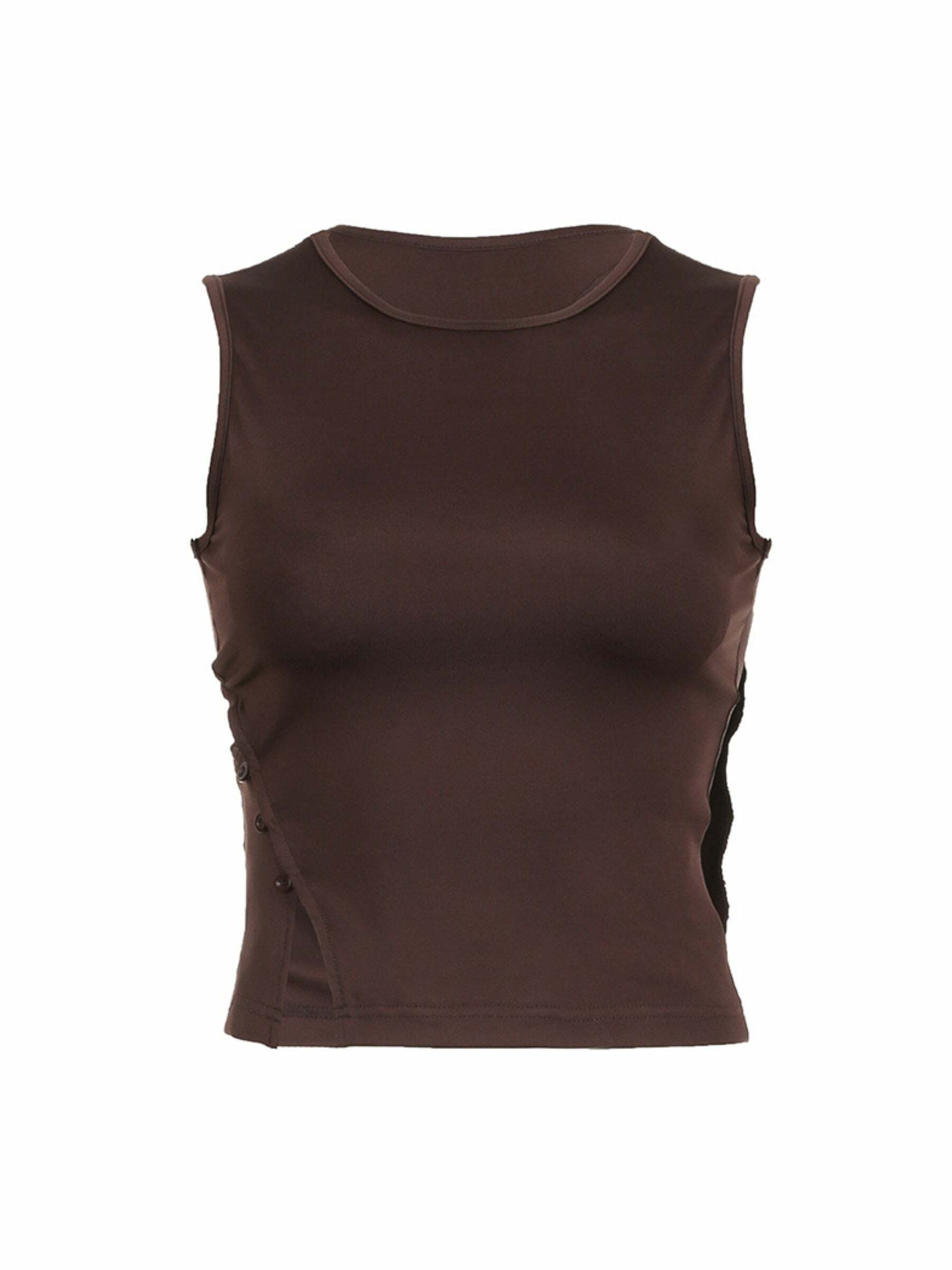 Ridley Asymmetric Top - Y2K Summer Grunge, 90s Retro, Pastel Goth, Y2K Party & Club Outfits